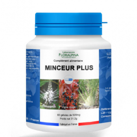 Minceur plus 60 gélules de 520 mg complément alimentaire