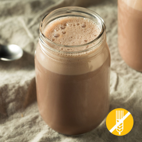 Frappè al cioccolato vegano SENZA GLUTINE 