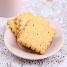 Galletas hiperproteicas francesas de mantequilla y huevo