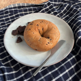 Bagel iperproteico con gocce di cioccolato 60 g 