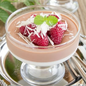 Panna Cotta Lampone Iperproteico ESCLUSIVO SG- Panna Cotta Framboise